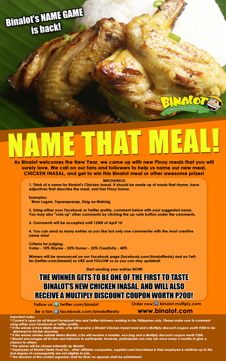 Binalot Chicken Inasal